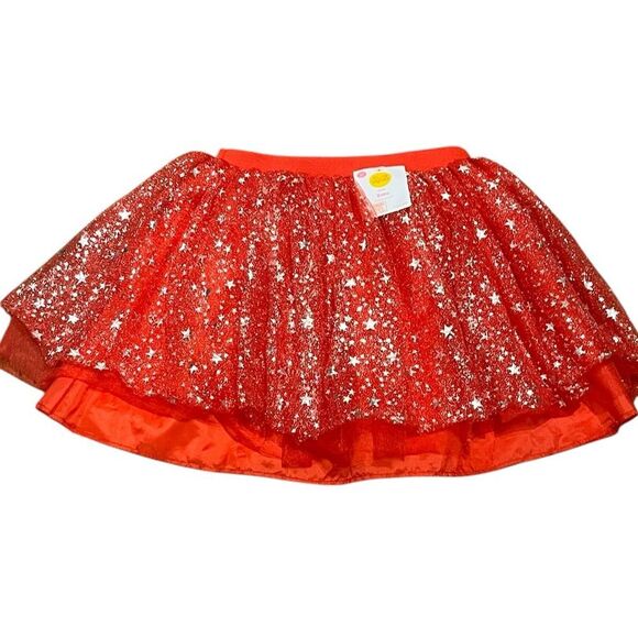 Red Starry Tulle Tutu Skirt, Sun Squad, Age 3+, NWT - Picture 2 of 6